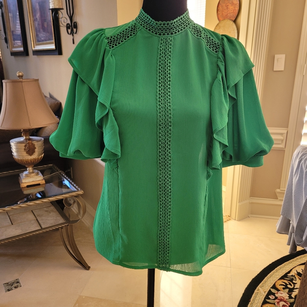 Kelly green blouse